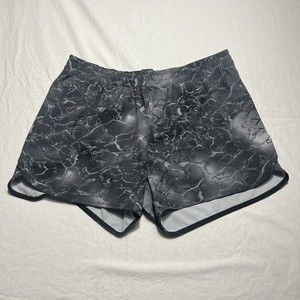 World Wide Sportsman Charter Pullover Black &‎ Gray Woman's Shorts Size M